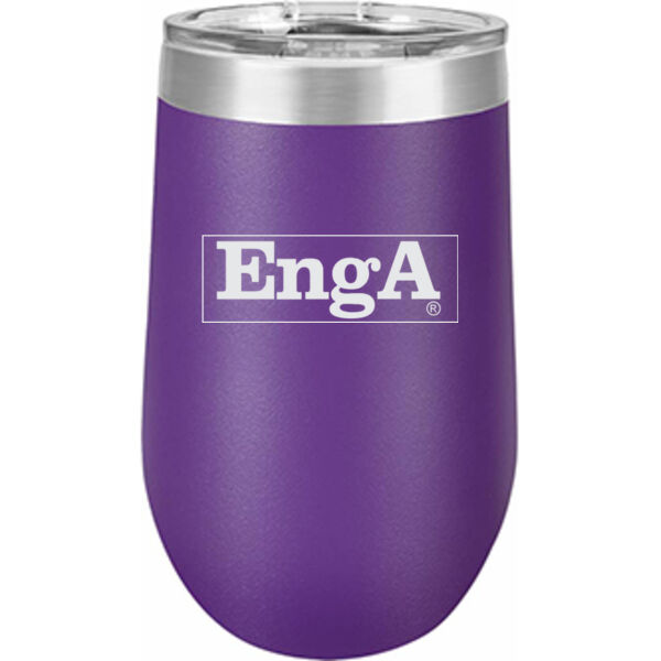   - 16 oz. Stainless Steel Stemless Wine Tumbler w/Lid Thumbnail